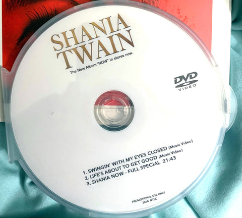 Shania Twain - 'NOW' PROMO DVD (NTSC) Music videos & Interview