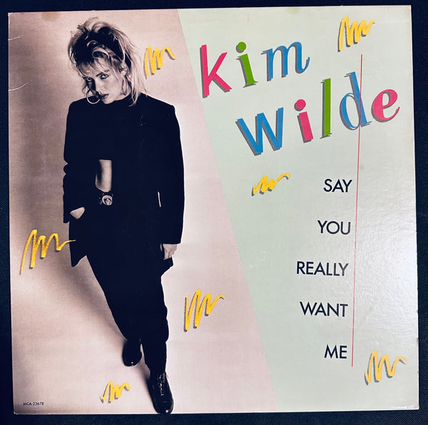 Kim Wilde - Say Your Really Want Me '86  Remix 12" LP Vinyl - Used