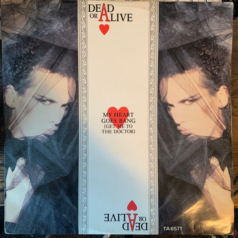 Dead Or Alive - My Heart Goes Bang UK 12" Remix LP Vinyl - Used