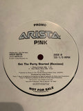 P!NK - Get the party started USA PROMO 12" LP Vinyl