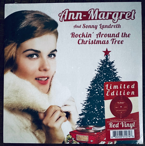Ann-Margret --Rockin' Around The Christmas Tree (RED Colored Vinyl) 7" record