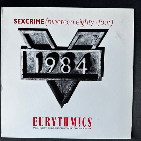 Eurythmics -- Sexcrime (nineteen eighty four) 12" - LP Vinyl - Used
