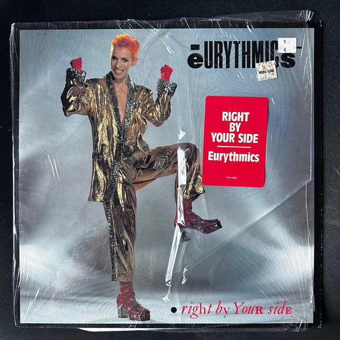Eurythmics -- Right By Your Side (US 12") with hype sticker - LP Vinyl - Used