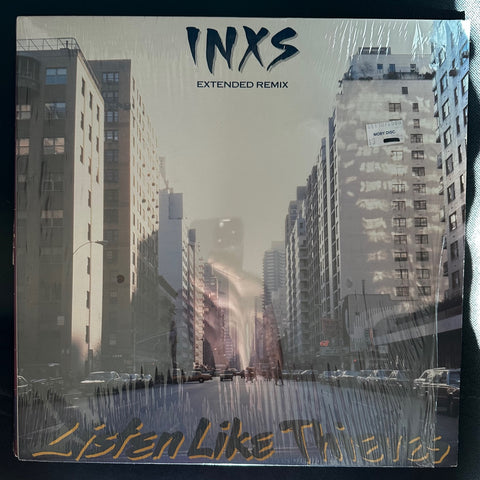 INXS -- Listen Like Thieves  12" Remix LP Vinyl - Used