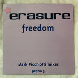 Erasure - FREEDOME (Mark Picchiotti Mixes) Promo 3 - 12" Single  LP VINYL - Used