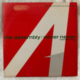 The Assembly (Vince Clark)  - NEVER NEVER 12" Promotional LP Vinyl - used