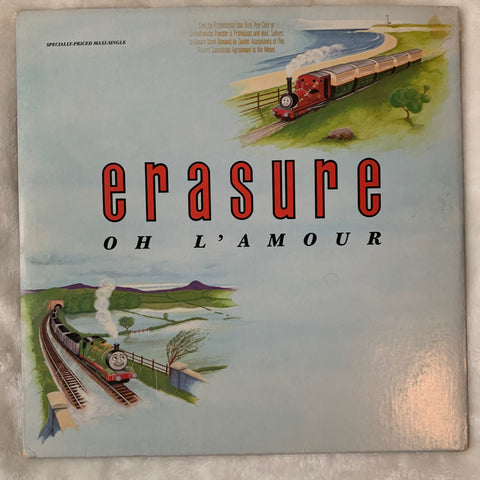 Erasure - Oh L'Amour 12" Single promo LP Vinyl - Used