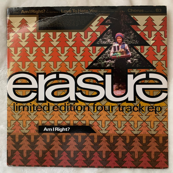 Erasure - Am I Right? (US 12" LP Vinyl) Limited Edition 4 track E) Used