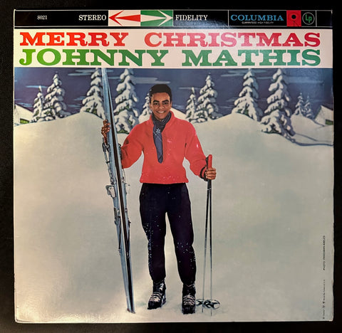 Johnny Mathis - Merry Christmas LP Vinyl - Used