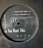 Janet Jackson --You Want This (PROMO) 12" Single LP Vinyl - Used