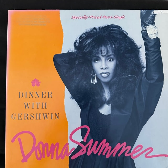 Single Lp Donna Summer - Dinner With Gershwin 12