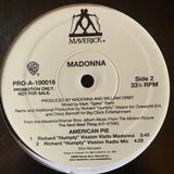 MADONNA - AMERICAN PIE (PROMO) 12" Lp vinyl 1999 - used