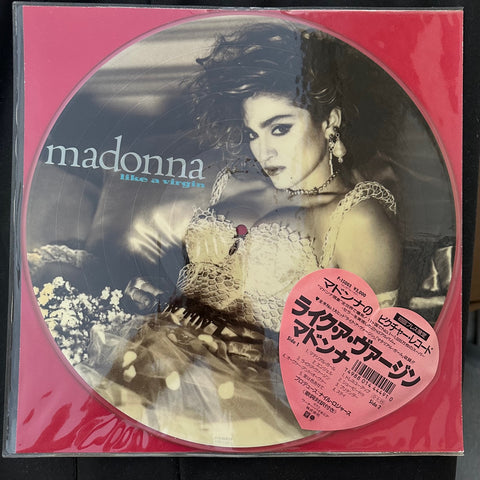 Madonna - LIKE A VIRGIN (Official Japan 80s) LP Picture Disc Vinyl -- Used