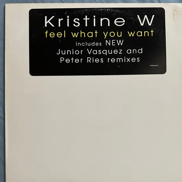 Kristine W -- Feel What You Want (Promo Mixes) 12' Single LP vinyl - Used