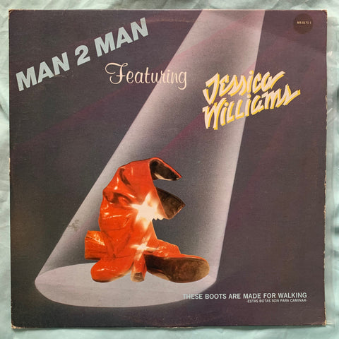 MAN 2 MAN ft: Jessica Williams - These Boots Are Made For Walking (12" REMIX LP VINY) Used
