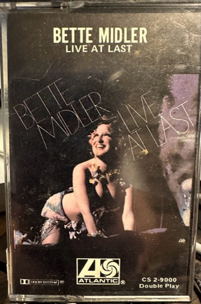 Bette Midler  --LIVE At Last Cassette Tape -- Used