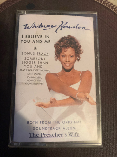 Whitney Houston - I Believe In You and Me (Cassette single) Used