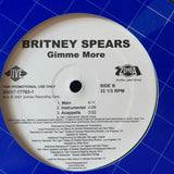 Britney Spears - GIMME MORE Promo 12" vinyl - Used