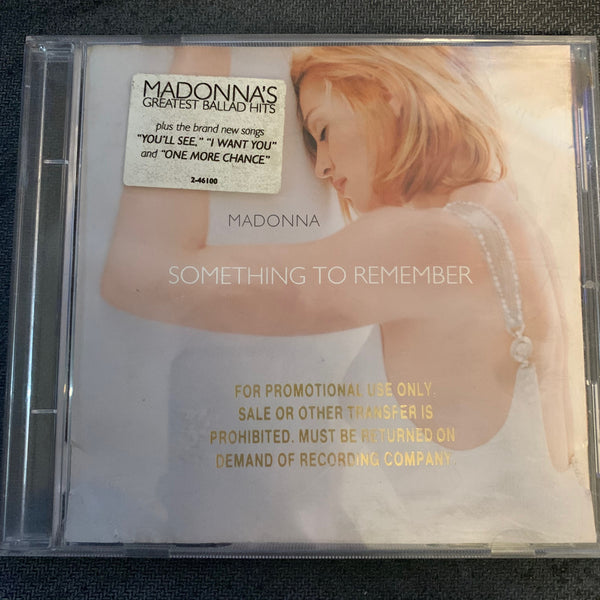 Madonna - Something To Remember (First Pressing) special packaging. (Used Promo CD)