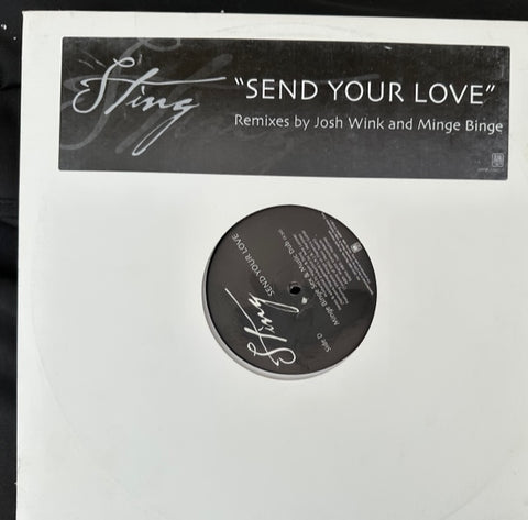 Sting -  SEND YOUR LOVE  2X12" LP Vinyl single - Used