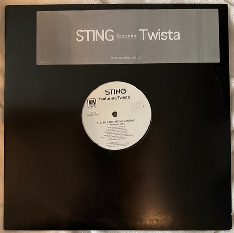 Sting -  Stolen Car (take me dancing) ft: Twista - 12" LP Vinyl single - Used