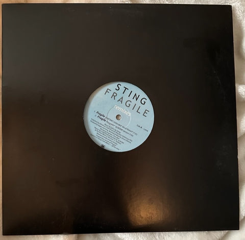 Sting -  FRAGILE   12" LP Vinyl single - Used