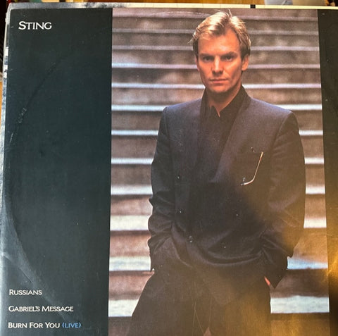 Sting - Russians, Gabriel's Message, Burn For You  (UK)  12" LP Vinyl single - Used