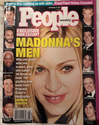 Madonna  - People Magazine 2001