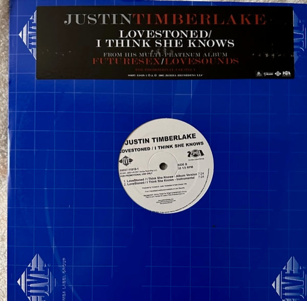 Justin Timberlake - Lovestoned / I Think She Knows (Promo) 12" LP Vinyl - Used