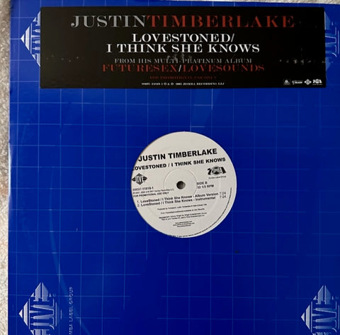 Justin Timberlake - Lovestoned / I Think She Knows (Promo) 12" LP Vinyl - Used