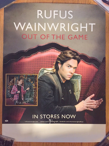 Rufus Wainwright - Out of the Game - Promo Poster