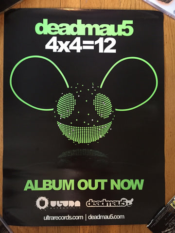 deadmau5 Official Promo Poster 4x4=12