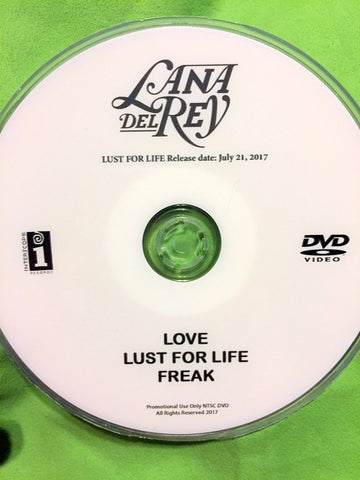 LANA DEL REY - DVD music videos: LUST FOR LIFE, LOVE, FREAK