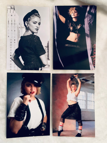 Madonna Set of 4 Postcards 1983-4