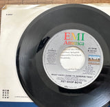 Pet Shop Boys ft: Dusty Springfield -- "What Have I Done To Deserve This?"  45 record - Used