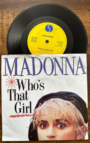 Madonna - Who's That Girl (UK Import) 45 record  - Used