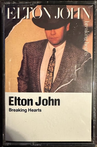 Elton John - Breaking Hearts  (Cassette tape) Used
