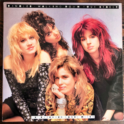 Bangles ‎- Walking Down Your Street (12" Extended Dance Mixes) - USED 12" LP Vinyl Promo