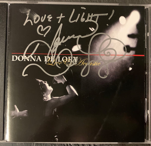 Donna De Lory  - LIVE & Acoustic SIGNED CD