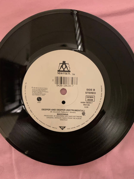 Madonna - Deeper and Deeper 7" 45 record vinyl