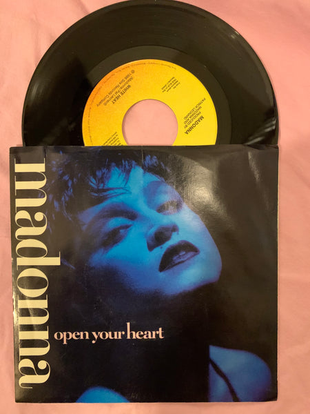Madonna -OPEN YOUR HEART (US)  7" vinyl 45 record