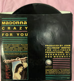 Madonna  - Crazy For You 7" vinyl - 45 Record