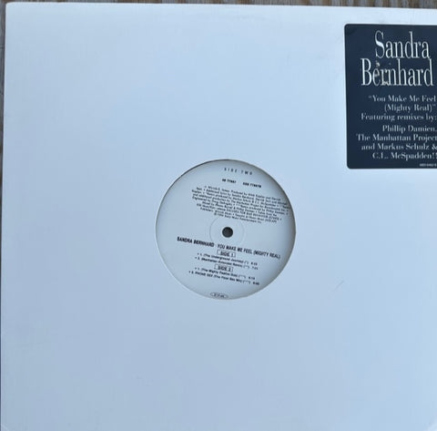 Sandra Bernhard - You Make Me Feel (Mighty Real) Promo 12" LP Vinyl - Used