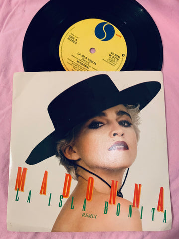 Madonna La Isla Bonita (remix)- IMPORT  7" vinyl 45 record