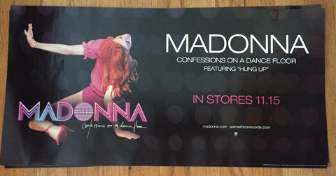 Madonna - PROMO POSTER Confessions On A Dancefloor.
