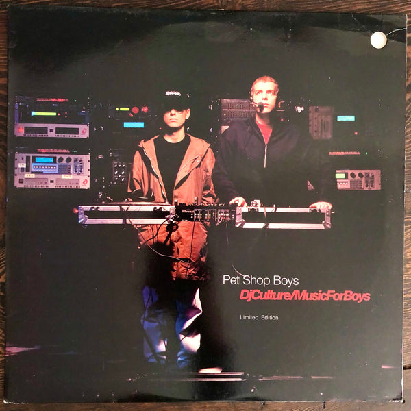 Pet Shop Boys ‎- DJ Culture / Music For Boys - USED 12" LP Vinyl Limited Edition