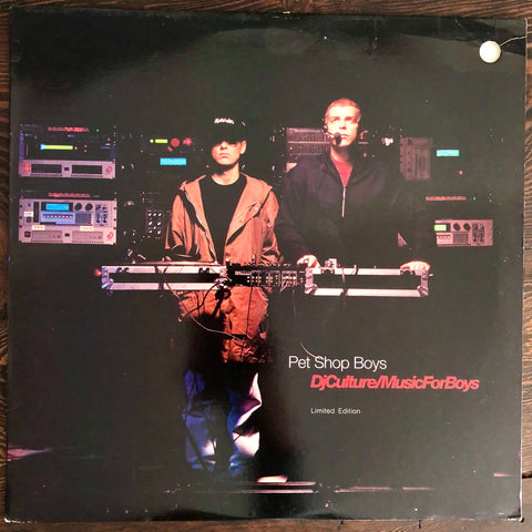 Pet Shop Boys ‎- DJ Culture / Music For Boys - USED 12" LP Vinyl Limited Edition