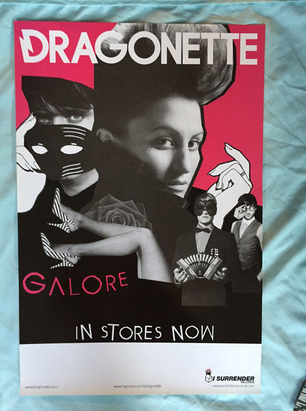 Dragonette - GALORE promotional poster