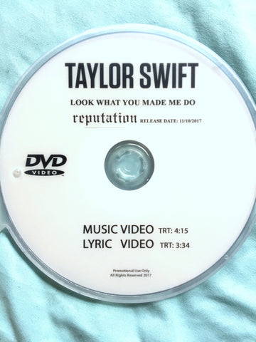 Taylor Swift - Look What You Made Me Do (DVD Single) NTSC