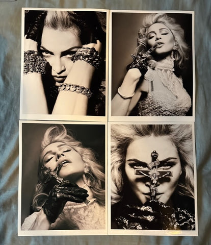 Madonna - 4 Glossy Photo prints 8x11"  MDNA